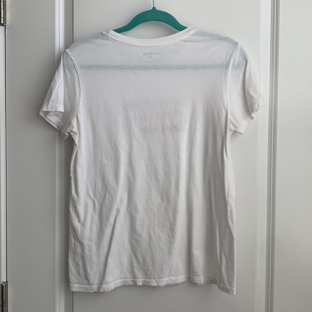 Hurley White Floral Logo T-Shirt - Picture 4 of 4
